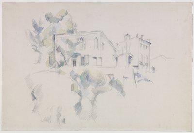 Ansicht des Château Noir von Paul Cézanne